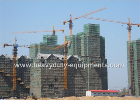 China Turmkran mit freier Höhe 50m und Maximallast 10 T mit Garantie für Bau fournisseur
