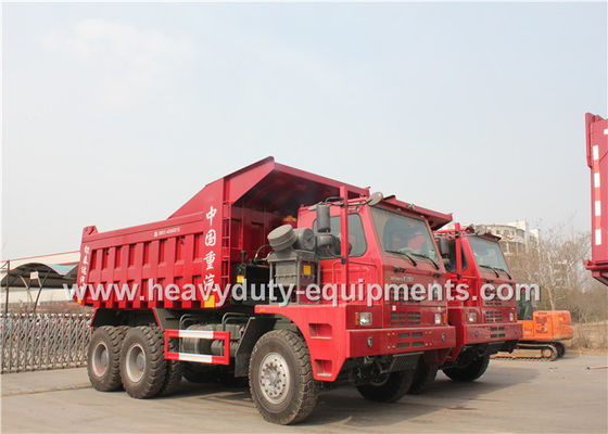 China Bergbau-Kipplaster nicht für den Straßenverkehr/Howo 70 Tonnen Abraumhalde-LKW mit Bergbau-Reifen fournisseur