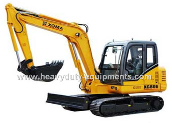 China Hydraulikbagger XGMA XG806 ausgerüstet mit Standardzubehör in 0,22 CBM fournisseur
