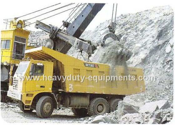 China Bewertete Last 50 Tonnen weg vom Straße Bergbau-Kipplaster-Kipper fahren 6x4 mit 32 Volumen Fracht des Körpers m3 fournisseur